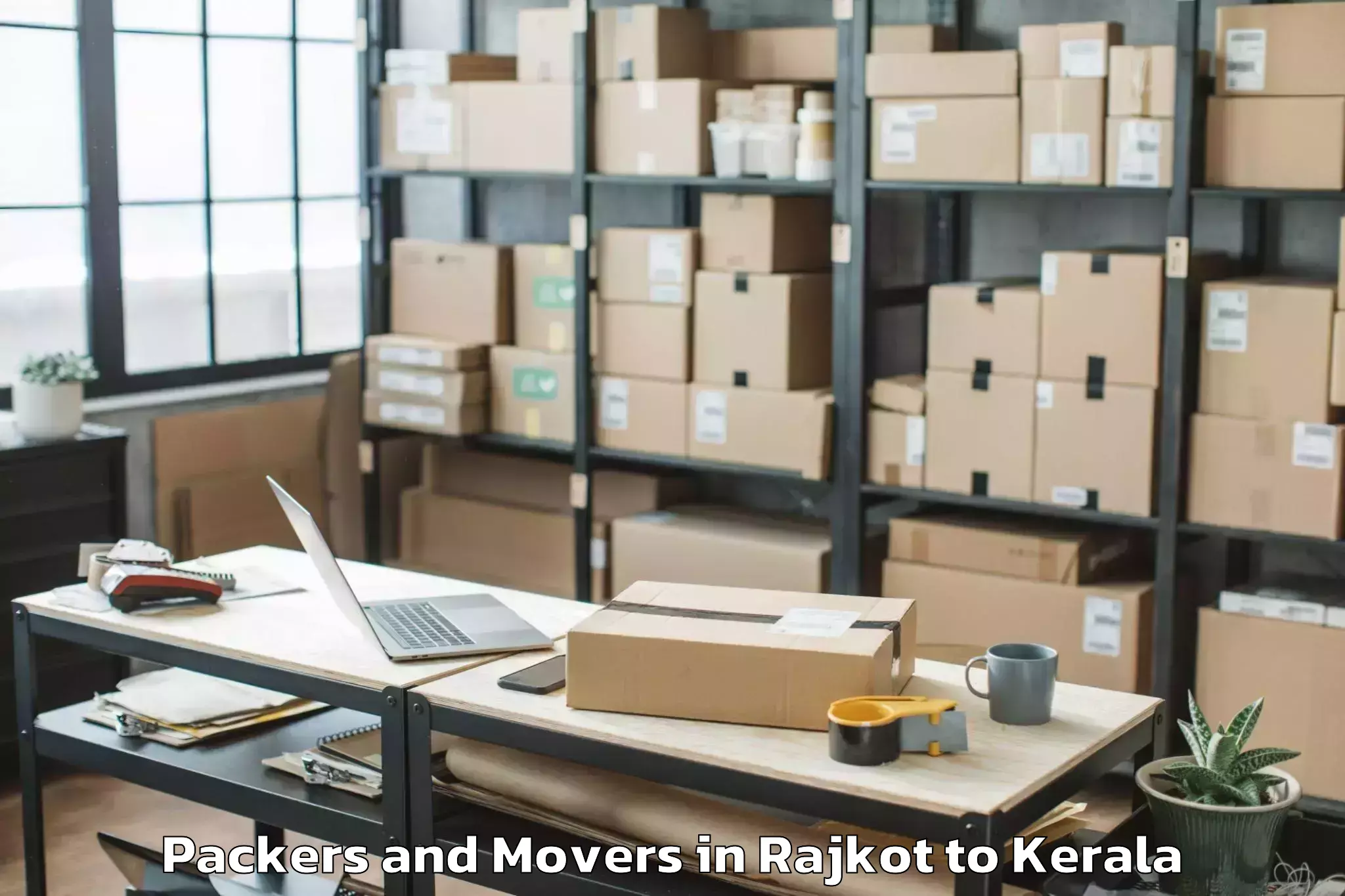 Professional Rajkot to Lulu Mall Thiruvananthapuram Packers And Movers